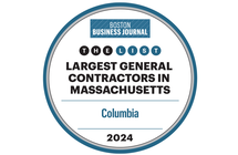 BBJ Ranks Columbia One of the Largest General Contractors in MA